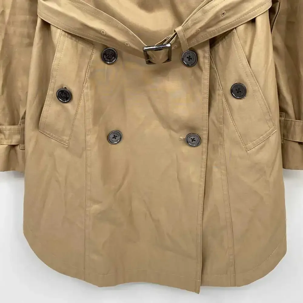 Michael Kors Brown Hooded Trench Coat | Women's XS